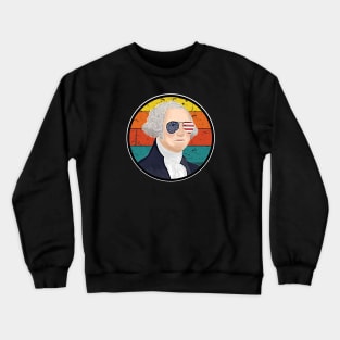 Retro George (Small Design) Crewneck Sweatshirt